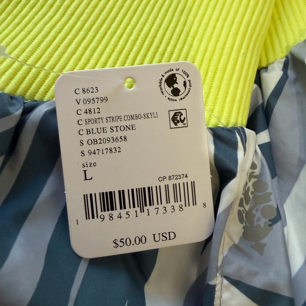 Free People Carpe Diem Printed Shorts,Neon Yellow multi colored, Large, NWT - Picture 6 of 7